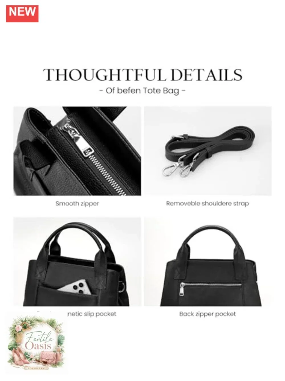 Genuine Leather Small Satchel Tote Crossbody Shoulder Bag with Zipper